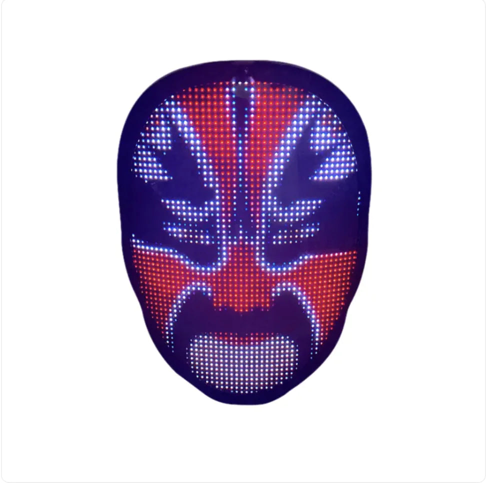 GlowBoi Smart Mask – App-Controlled LED Face Display