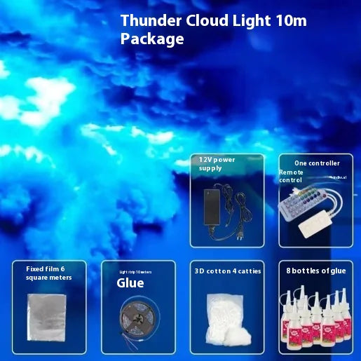 ThunderGlow™ Cloud Light – Smart LED Ambiance