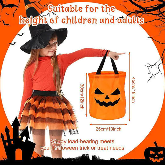 GlowSack™ – Light-Up Pumpkin Gift Bag