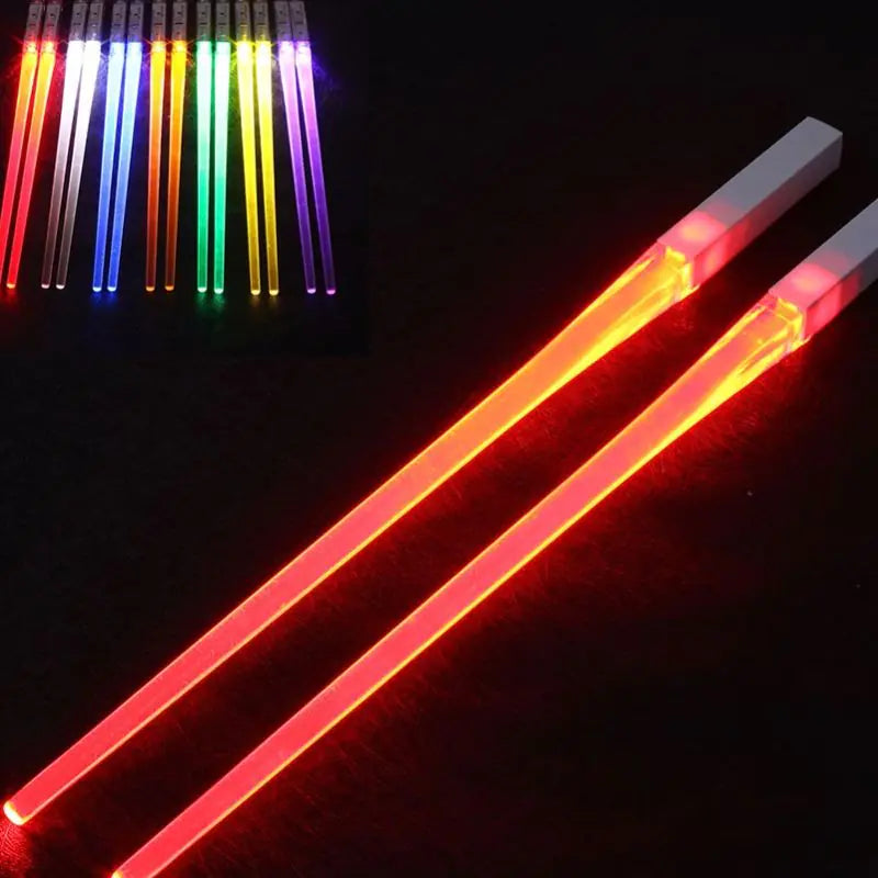 LED Light-Up Chopsticks for Fun Dining Experience